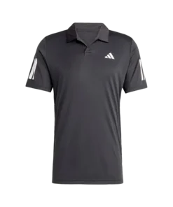 Polo Adidas Club 3STR Negro 2025