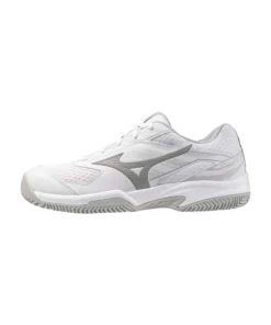 Zapatillas Mizuno Break Shot 5 CC Blanco/Gris Mujer 2025