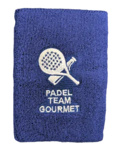 Muñequera Larga Padel Team Gourmet Azul Marino