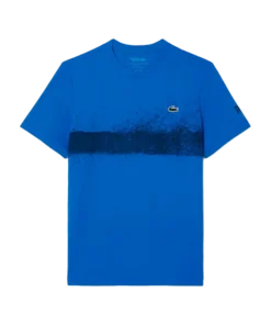 Camiseta Lacoste Novak Djokovic Tee Azul/Negro 2025