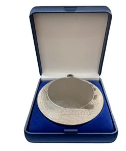 PORTA MEDALLA AZUL PARA MEDALAS DE 7 CM