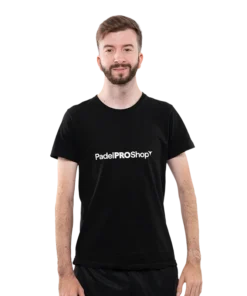 Camiseta algodón PadelPROShop Negra