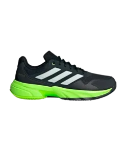 Zapatillas Adidas CourtJam Control 3 Clay Negro/Amarillo Limon 2025