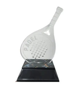 TROFEO ACRILICO PÁDEL CLASICO 19CM