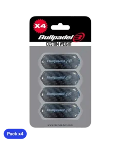 Custom Weight Bullpadel Negro (Pack x4)