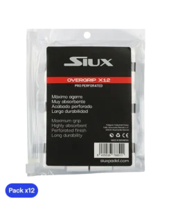 Overgrip Siux Pro perforado blanco (Pack x12)