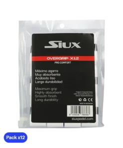 Overgrip Siux Pro Comfort Lisos Blancos (Pack x12)
