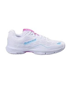 Zapatillas Babolat Sensa Rise Mujer White/Rhodamine Red