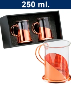 SET 2 TAZAS ENCOBRIZADAS MOD. M72
