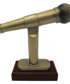 Trofeo Resina Micrófono MIC24 23 CM