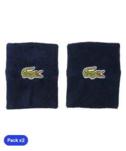 Muñequeras Lacoste Azul Marino (Pack x2)