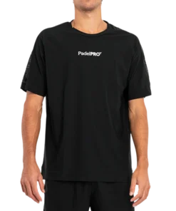 Camiseta Pro Elite PadelPRO Negra