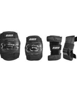 Set protecciones Rider Eco Negro