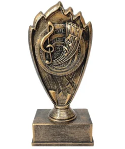 TROFEO RESINA HP 01 MUSICA 18CM