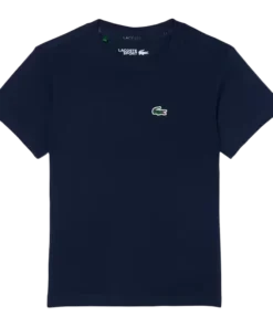 Camiseta Lacoste Ultra Dry Azul Marino Junior 2025