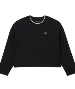 Sudadera Lacoste Con Relieve Negro