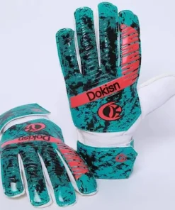GUANTE ARQUERO DSJ1 CON FERULA TURQUESA/ROJO