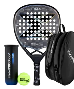 Pack Pala Nox AT10 Genius Attack 18K Limited Edition + Paletero PadelPROShop + Pelotas PadelPROShop Fast (Exclusivo PadelPROShop)