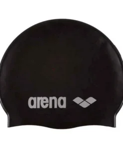 GORRO DE NATACIÓN ARENA SILICONE JR NEGRO