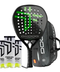 Pack Pala Oxdog Ultimate Pro 2025 + Paletero Oxdog FEP hyper pro thermo padel bag + 3 Botes de pelotas Oxdog BOOST