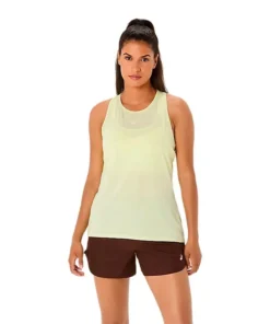 Camiseta Asics Nagino Run Ajustable Amarillo Mujer