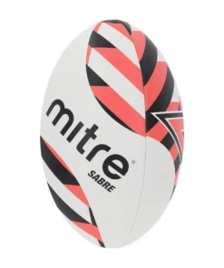 BALON RUGBY MITRE SABRE BLANCO/NEGRO/NARANJO