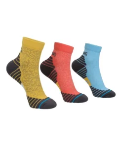 CALCETINES TRIPACK TECNICOS SPALDING ROSA/AMARILLO/AZUL 35-40