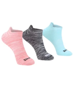 CALCETINES TRIPACK CORTOS SPALDING AZUL/CORAL/NEGRO 35-39