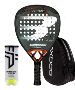 Pack Pala Bullpadel VERTEX 04 + Paletero Oxdog Ultra Tour Negro + Pelotas Oxdog BOOST+