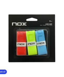 Overgrips NOX Pro Liso Rojo/Verde/Azul (Pack x3)