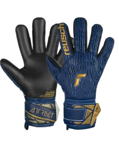 GUANTE ARQUERO REUSCH ATTRAKT FREEGEL SILVER GK24 AZULINO/DORADO/NEGRO
