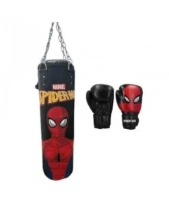 KIT OLYMPHUS GUANTE + SACO BOX SPIDERMAN 75 CM