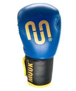 Guante de Box Muuk PU Impact Negro/Azul