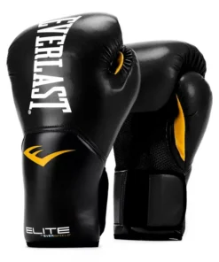 GUANTES BOX EVERLAST ELITE NEGRO/AM