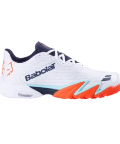 Zapatillas Babolat Jet Premura 3 White/Orange 2026 J. Lebrón
