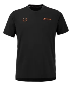 Camiseta Babolat Crew Neck Tee Black/Black 2026 J. Lebrón