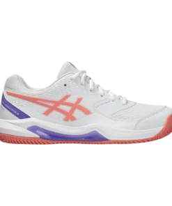 Zapatillas Asics Gel-Dedicate 8 Padel Women White/Guava 2026