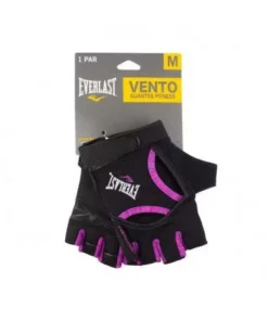 GUANTES FUNCIONAL EVERLAST FITNESS VENTO MUJ NEGRO/ROSADO