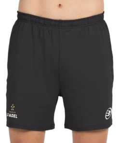 Pantalón Corto Bullpadel Preux Premier Padel Negro 2026