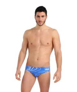 TRAJE DE BAÑO HOMBRE ARENA SWIM BRIEFS MARBLED ROYAL