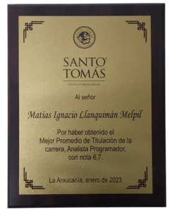 GALVANO DE MADERA 70202 CAFÉ BORDE RECTO