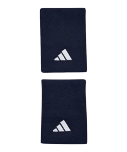 Muñequeras Adidas Largas Azul Marino Logo Grande