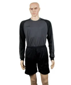 SET AQUERO DRB CAMISETA GRIS/NEGRO CON SHORT 3/4