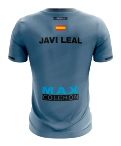 Camiseta Bullpadel Prior Javi Leal Azul Atómico Vigore 2026