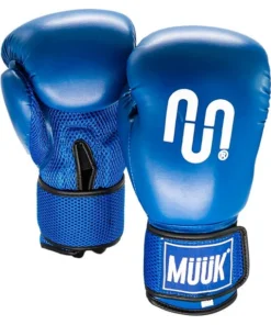 Guante de Box Muuk Cuero Azul 16 OZ