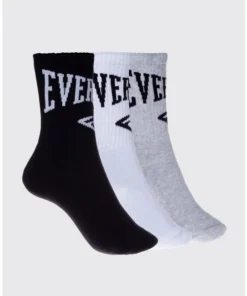 CALCETINES EVERLAST CREW EVE ADULTO NEG/BL/GR