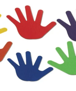 Set Huella Mano Par Antideslizante