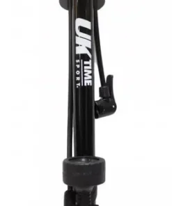 Bombin Pie Uk Time Con Marcador De Presion Negro/Metal 160 PSI