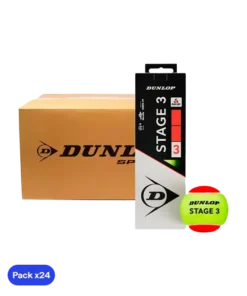 Cajón Dunlop Stage 3 Rojo/Amarillo 2025 (Pack x 24)