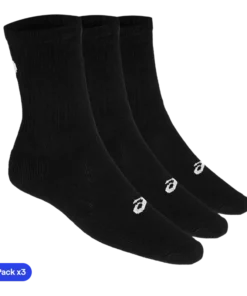 Calcetines Asics Crew Negros (Pack x3) 2026